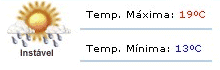 Previs&atilde;o do Tempo