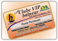 Cart&atilde;o Clube VIP balnear - Adquira o seu!