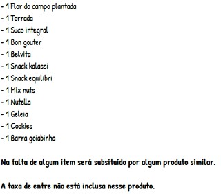 Cesta Piquenique da Tarde