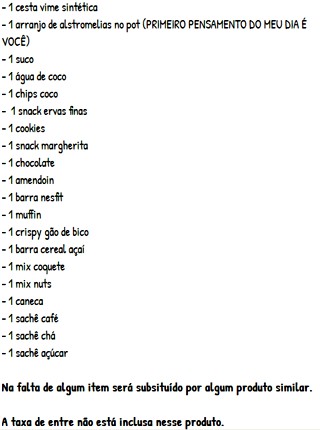 Cesta Free Gluten e Lactose