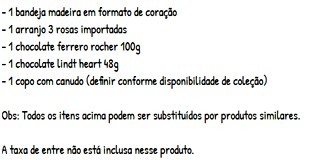 Bandeja Coração