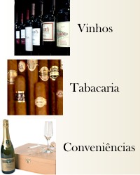 Vinhos e bebidas - Tabacaria - Conveniências - carvão para narguilé