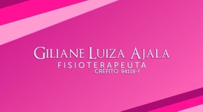 Giliane Luiza Ajala FISIOTERAPEUTA CREFITO 84118-F - Estética Itajaí -Saúde e Beleza