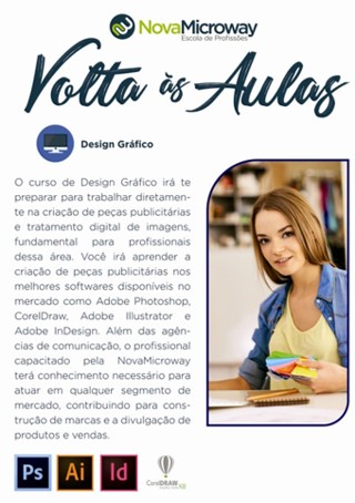 Volta às Aulas NMBC - NovaMicroway BC - Design Gráfico