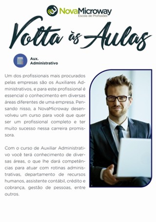 Volta às Aulas NMBC - NovaMicroway BC - Aux. Administrativo