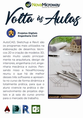 Volta às Aulas NMBC - NovaMicroway BC - Projetos Digitais Engenharia Civil