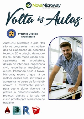 Volta às Aulas NMBC - NovaMicroway BC - Projetos Digitais Arquitetura