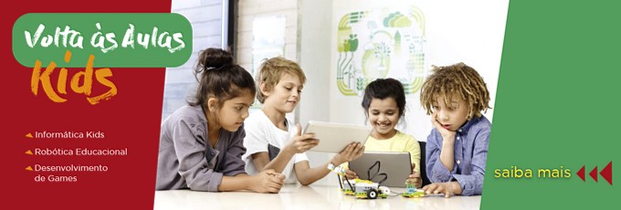 Volta às Aulas KIDS - Informática Kids - Robótica Educacional - Desenvolvimento de Games