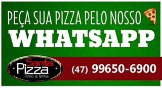 Peça sua Pizza pelo nosso WhatsApp